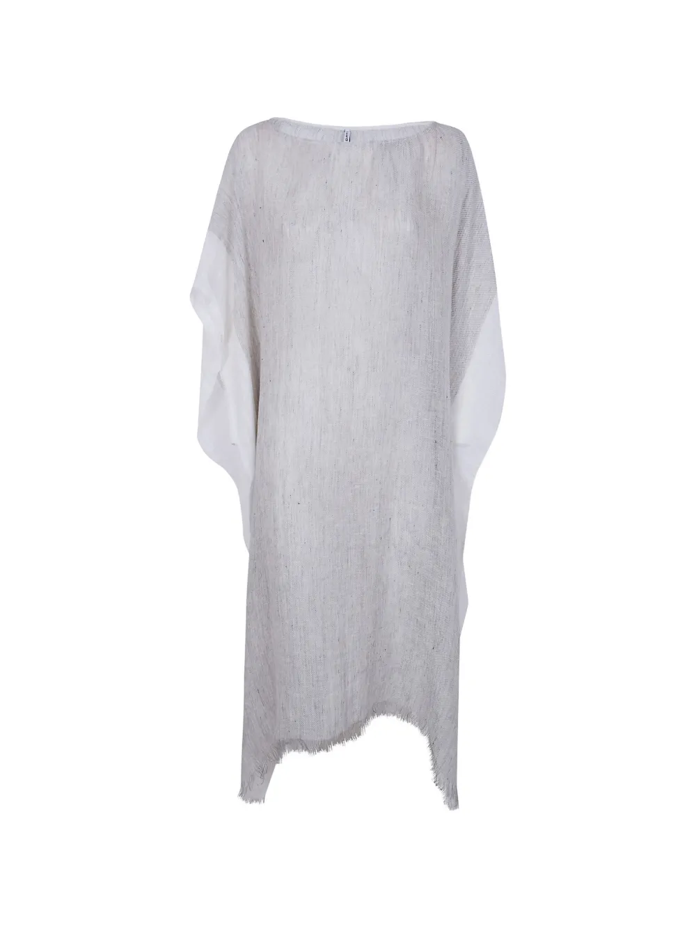 Liviana Conti fringed panelled maxi dress - Grigio