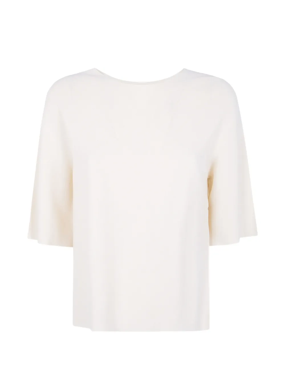 Liviana Conti short-sleeve sweater - Toni neutri