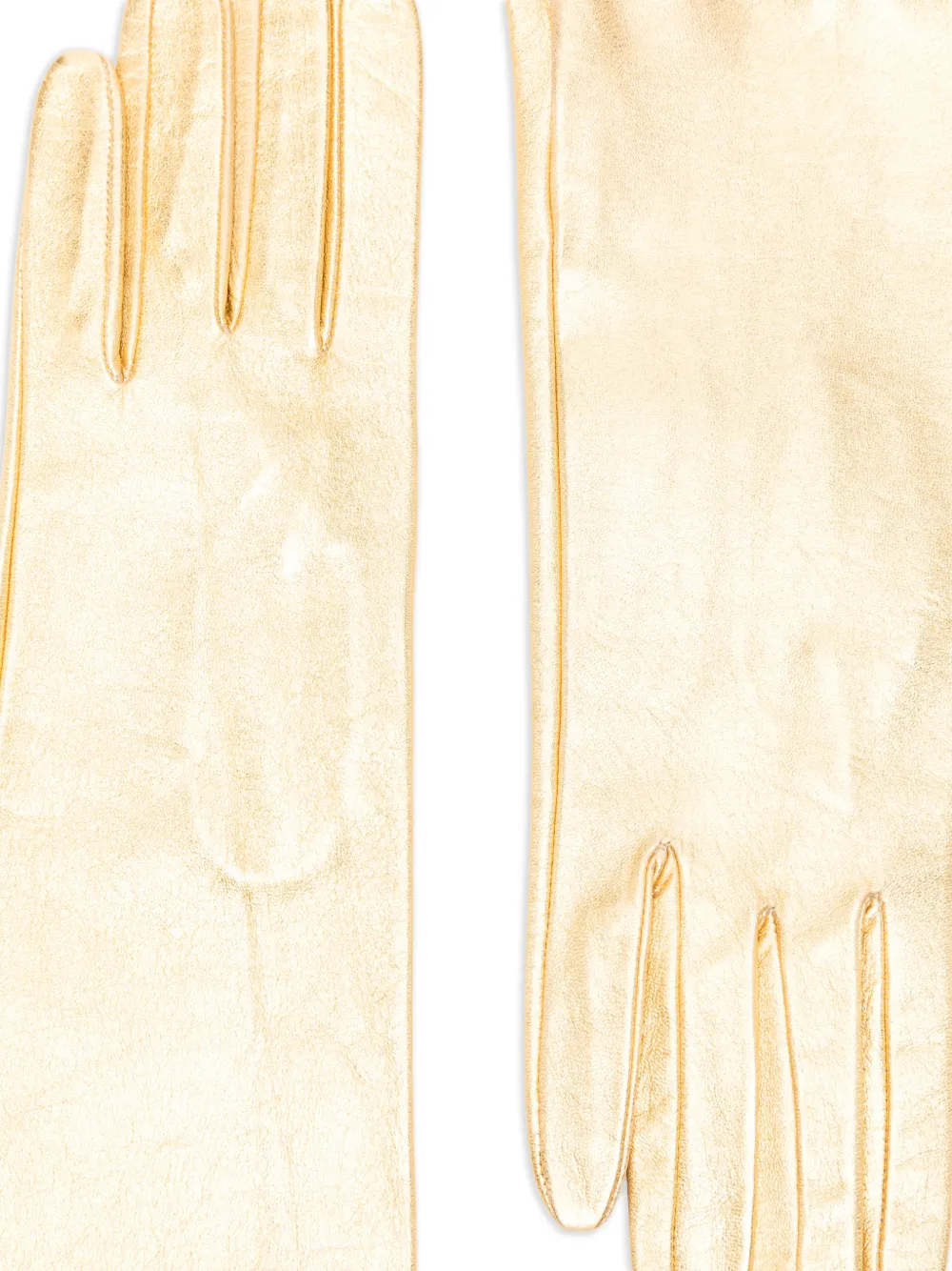  Manokhi Scalloped Gloves - Gold 