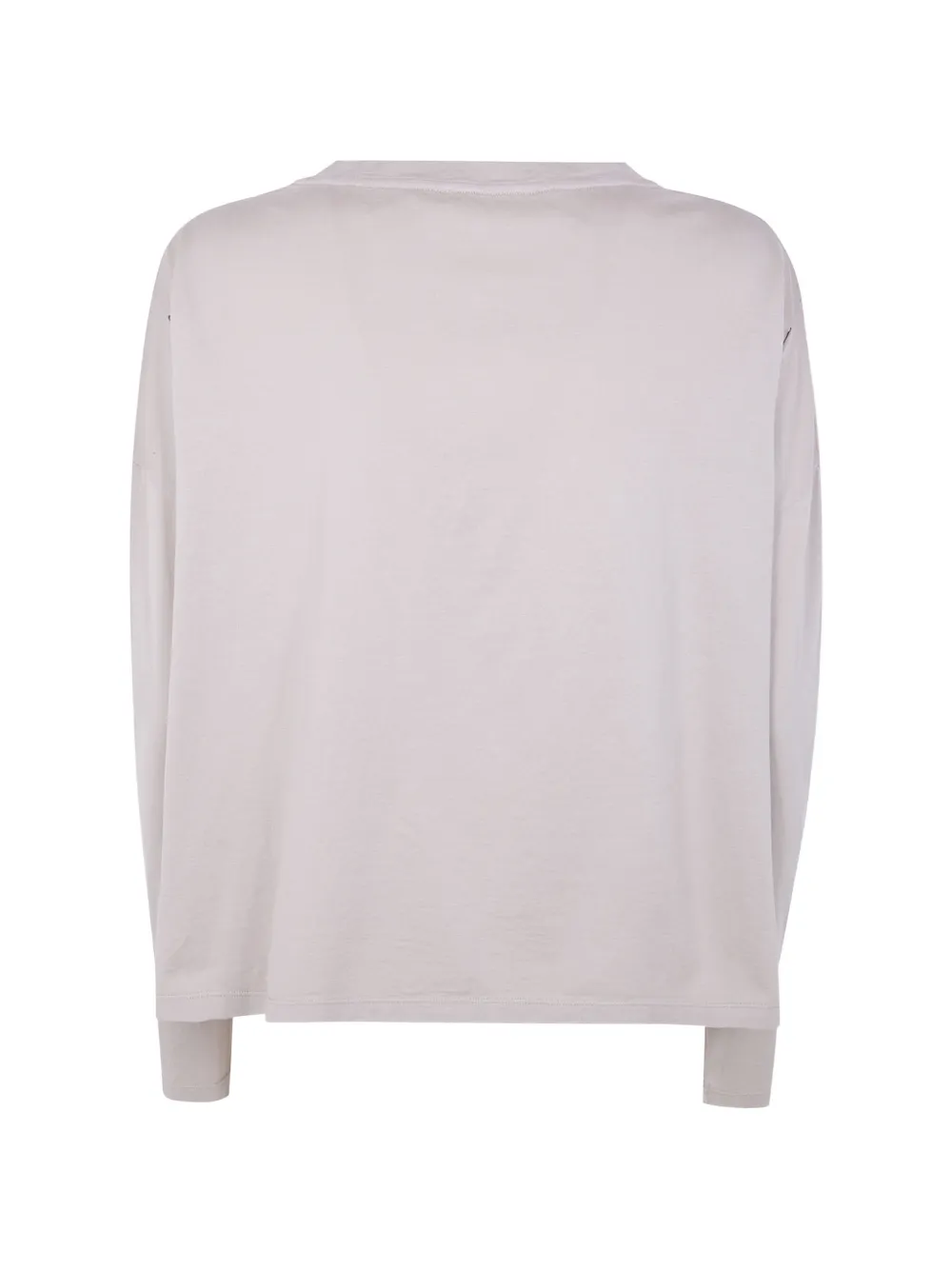  Ma'ry'ya Draped-pocket T-shirt - Neutrals 