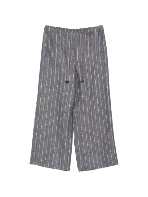 'S Max Mara pinstripe drawstring trousers