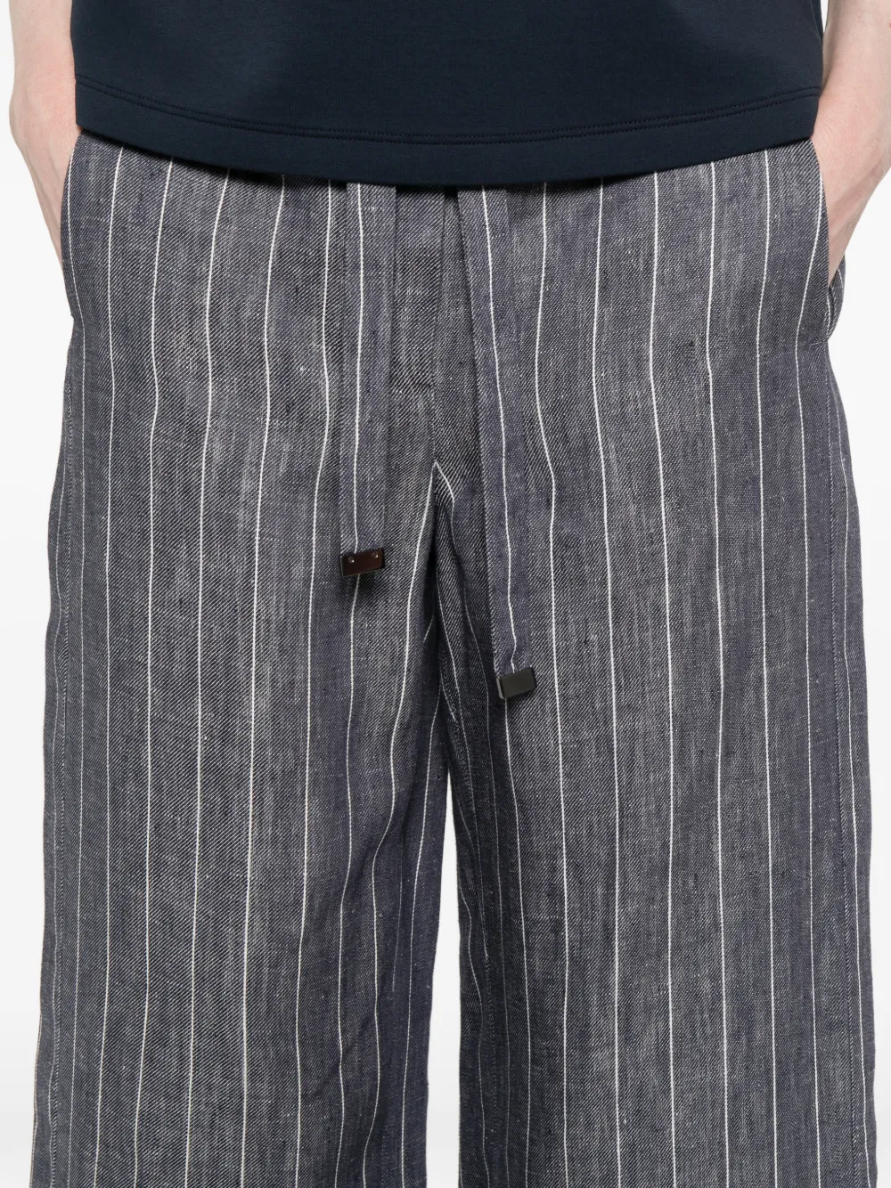 'S Max Mara Gestreepte broek Blauw