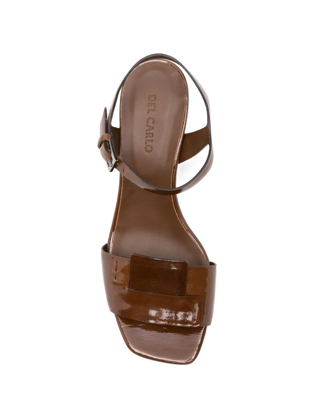 Del Carlo Moor ankle-strap leather pumps Bruin