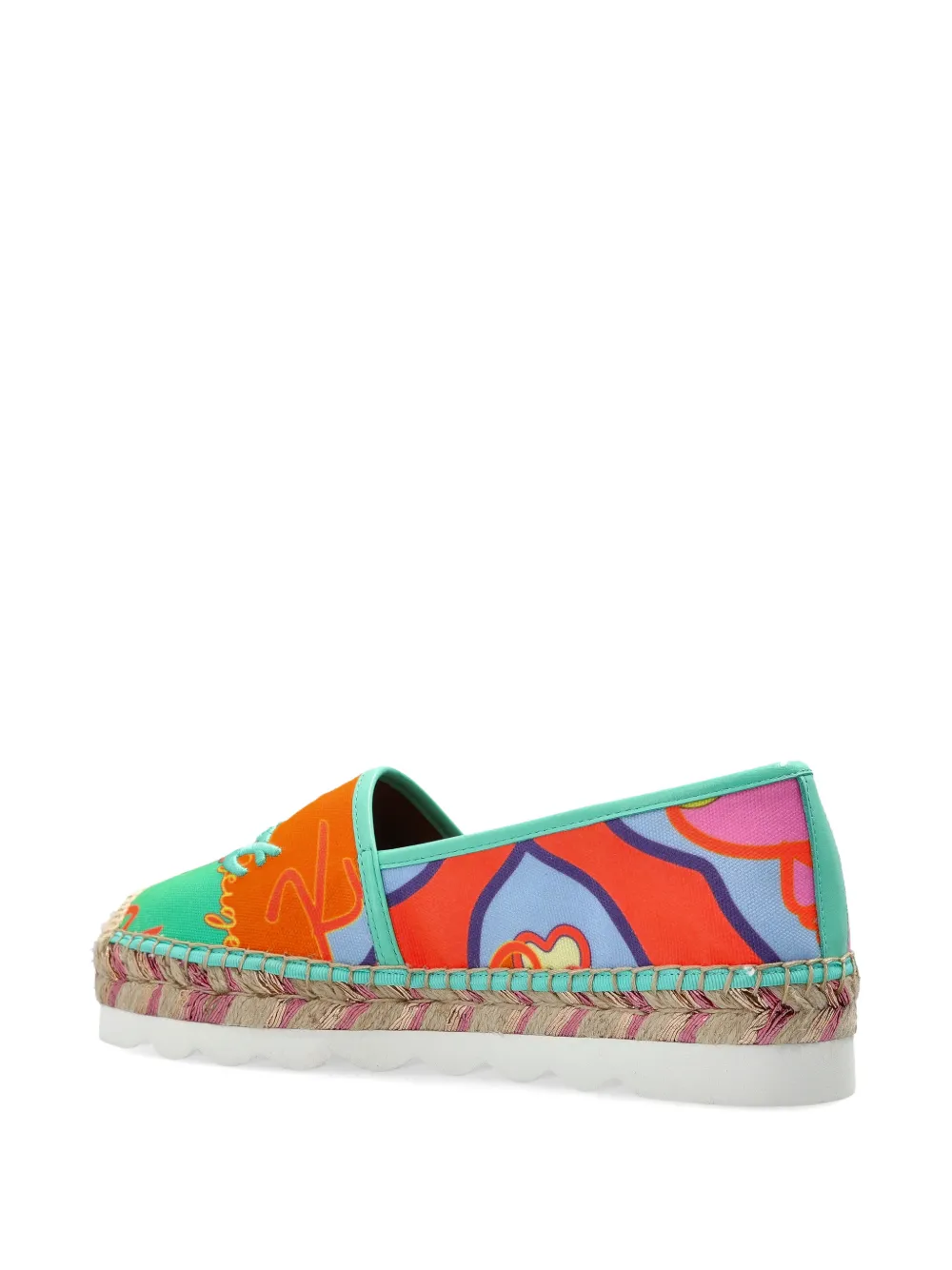 Kurt Geiger London Kurt Cleated espadrilles met print Oranje