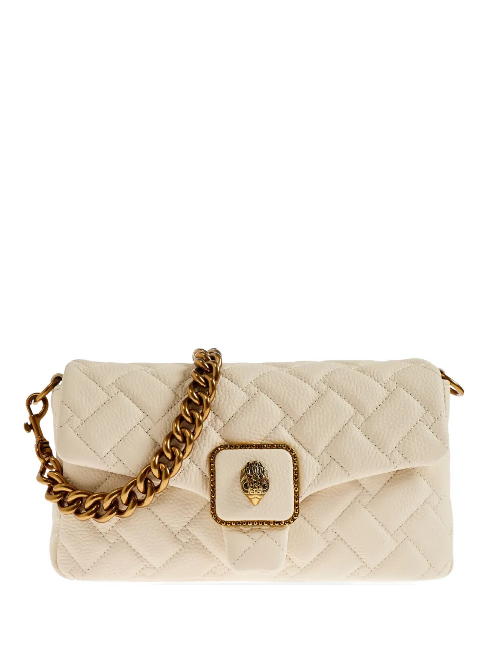 Kurt Geiger London quilted chain leather tote bag - Toni neutri