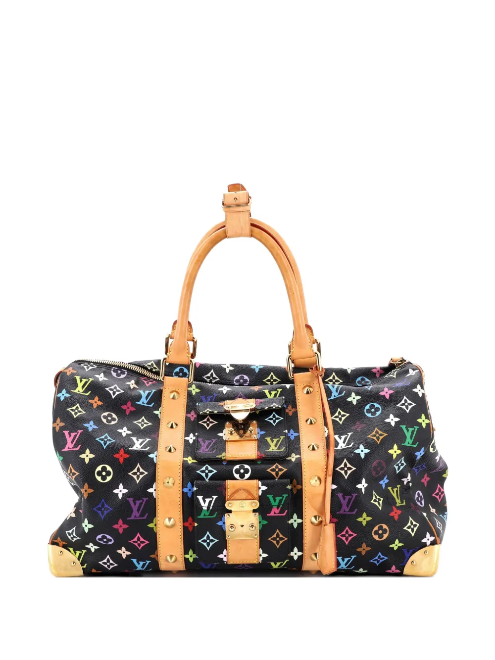 Louis Vuitton Pre-Owned Keepall Bag Monogram Multicolor 45 travel bag - Nero