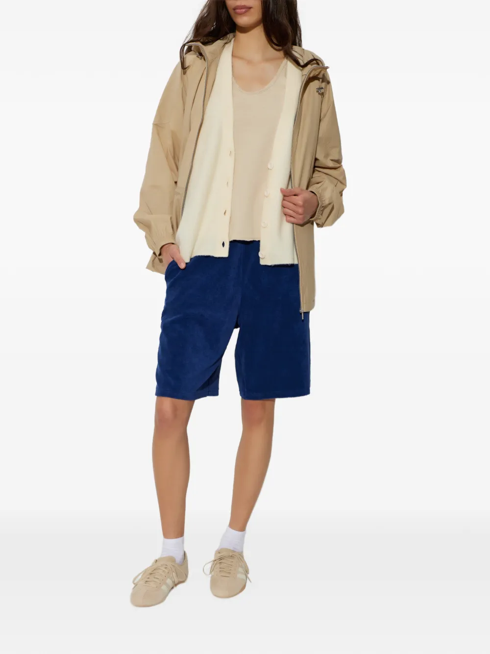  Moose Knuckles Hooded Zip-fastening Coat - Neutrals 