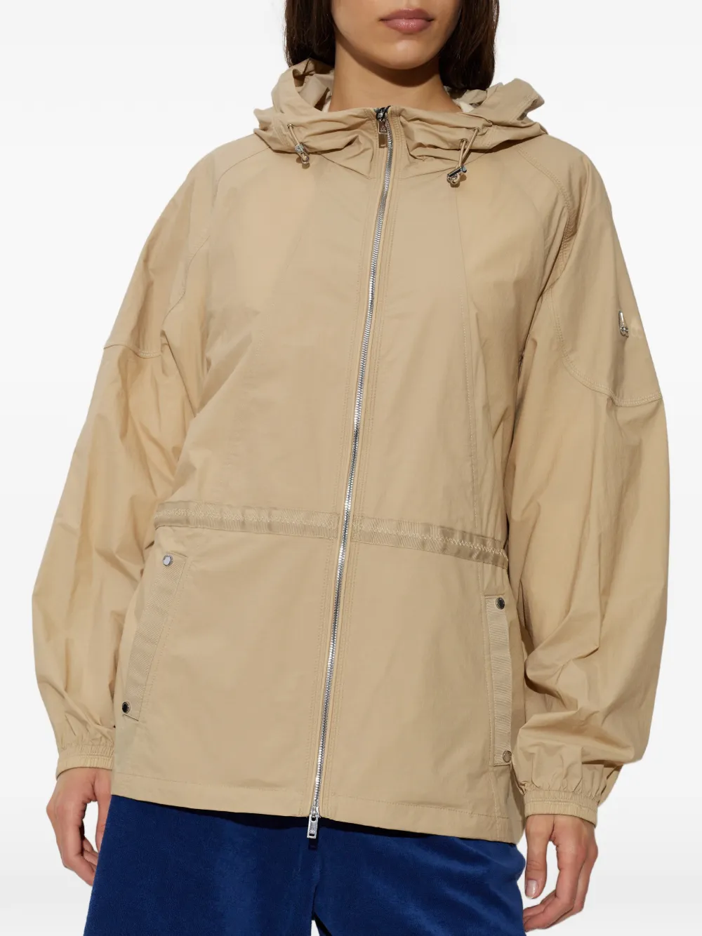  Moose Knuckles Hooded Zip-fastening Coat - Neutrals 