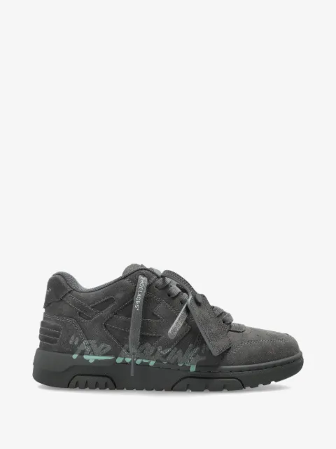 Off-White Out Of Office "For Walking" suede lace-up sneakers