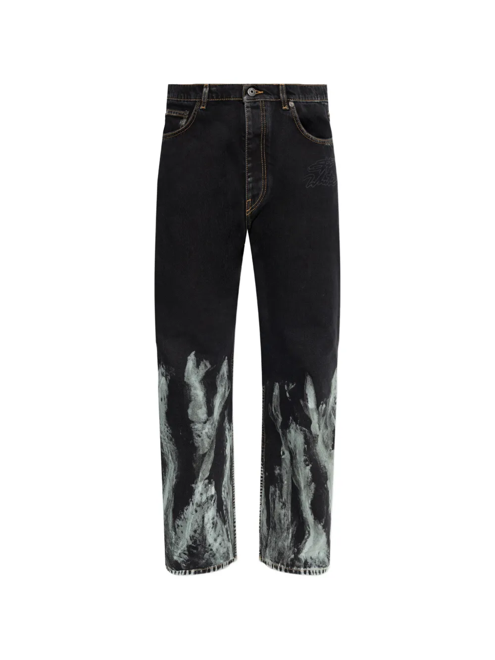 Off-White graphic-print jeans - Nero