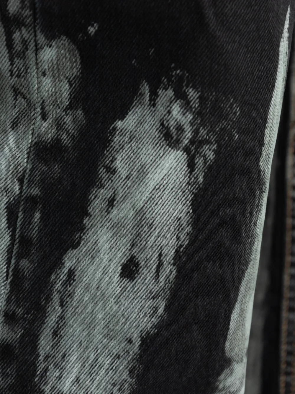 Off-White Jeans met grafische print Zwart