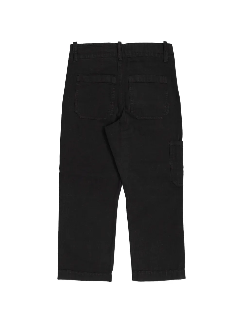 Off-White Kids Katoenen broek met print Zwart