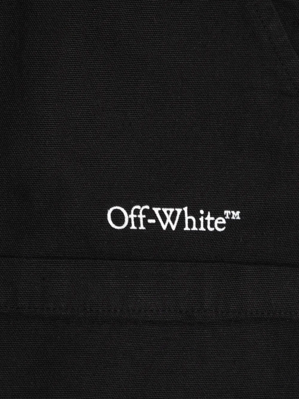 Off-White Kids Katoenen broek met print Zwart