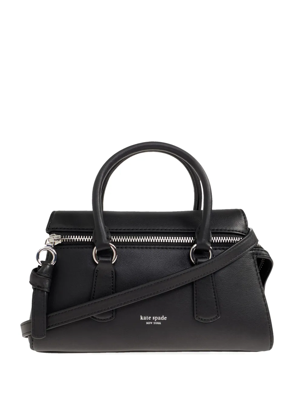 Kate Spade Bond zip-fastening leather tote bag - Nero