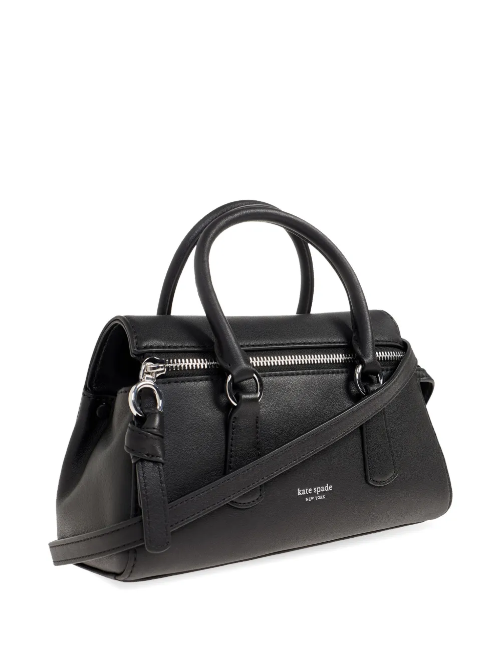 Kate Spade Bond leren shopper met ritssluiting Zwart