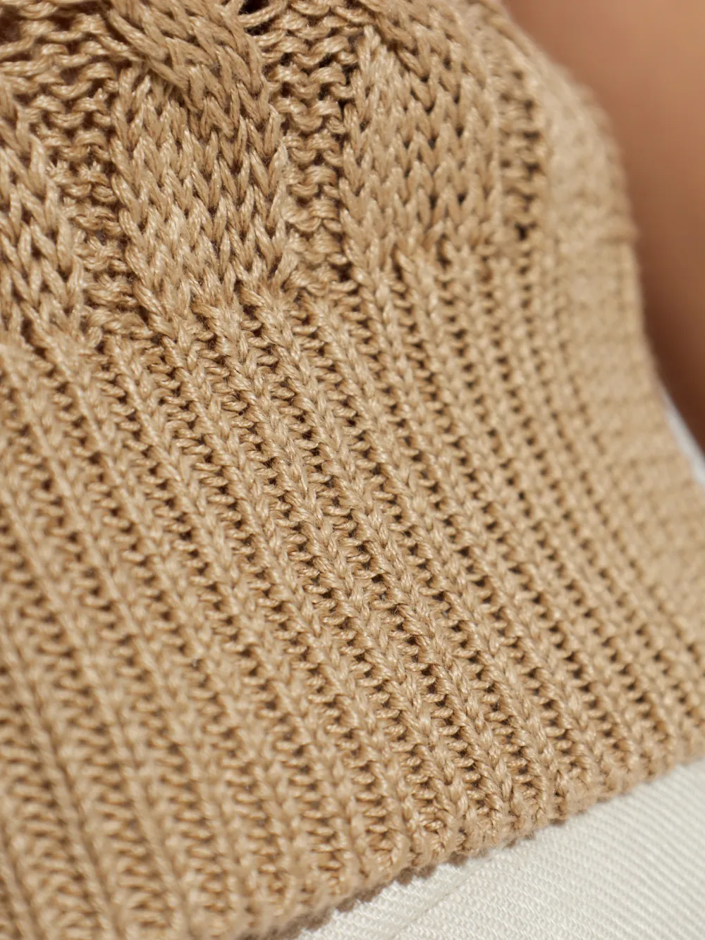 Max Mara Kabelgebreide top Beige
