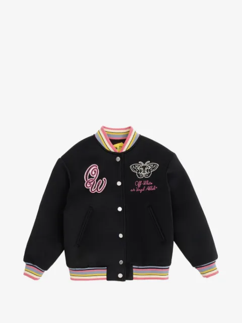 Off-White Kids embroidered jacket