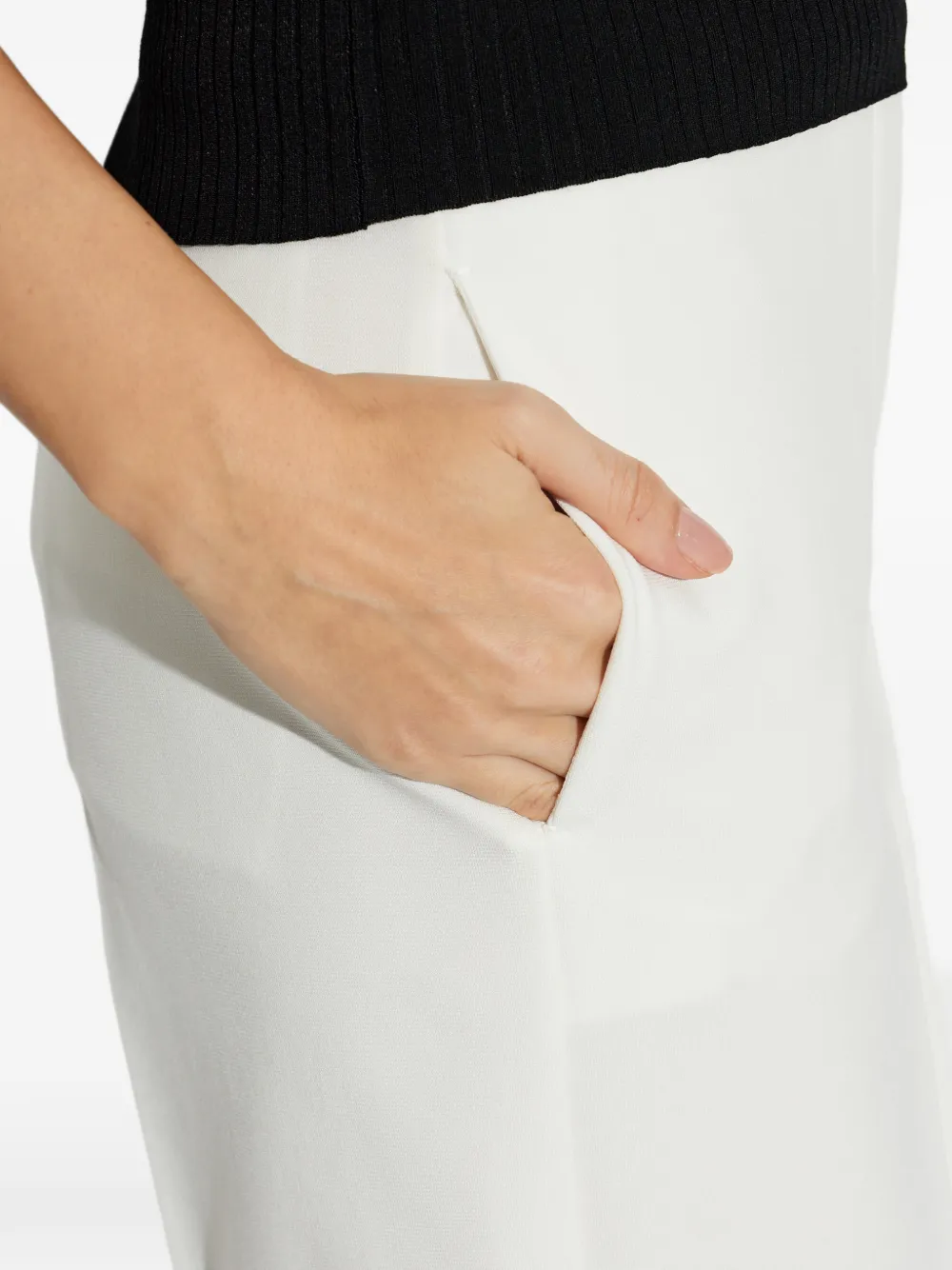 Max Mara Sarce broek met zakken Beige