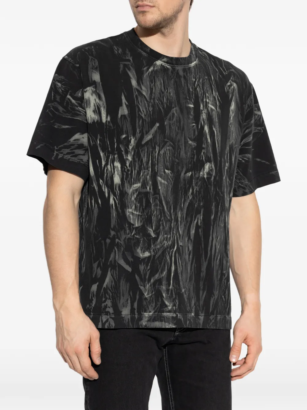 Off-white Patterned T-shirt - Black 