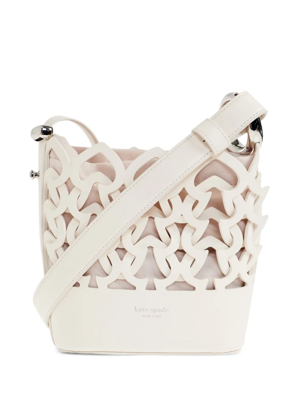 Kate Spade mini Halo leather bucket bag - Toni neutri
