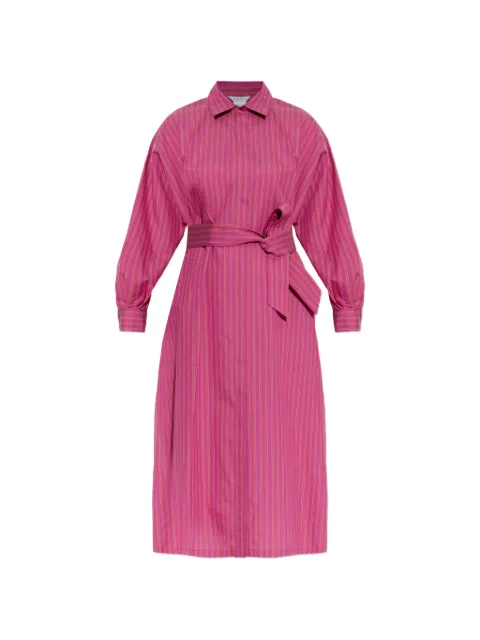 Max Mara striped belted dress