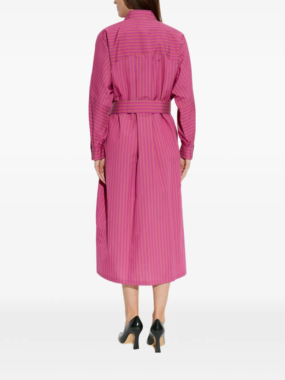 Max Mara Gestreepte jurk Roze
