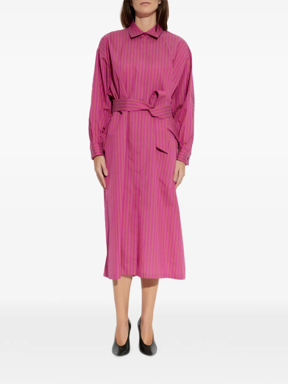 Max Mara Gestreepte jurk Roze