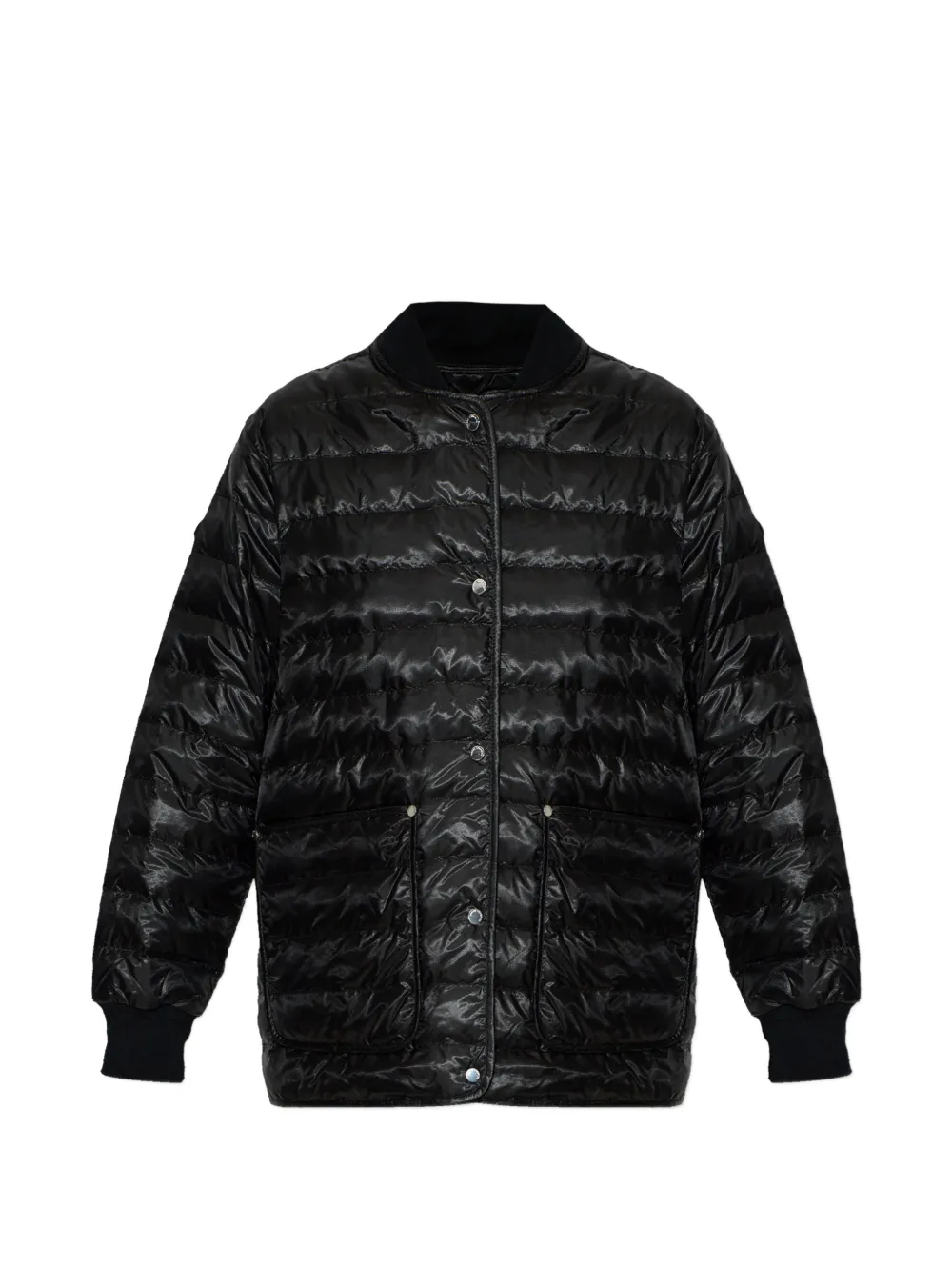 Moose Knuckles Transit quilted button-fastening jacket - Nero