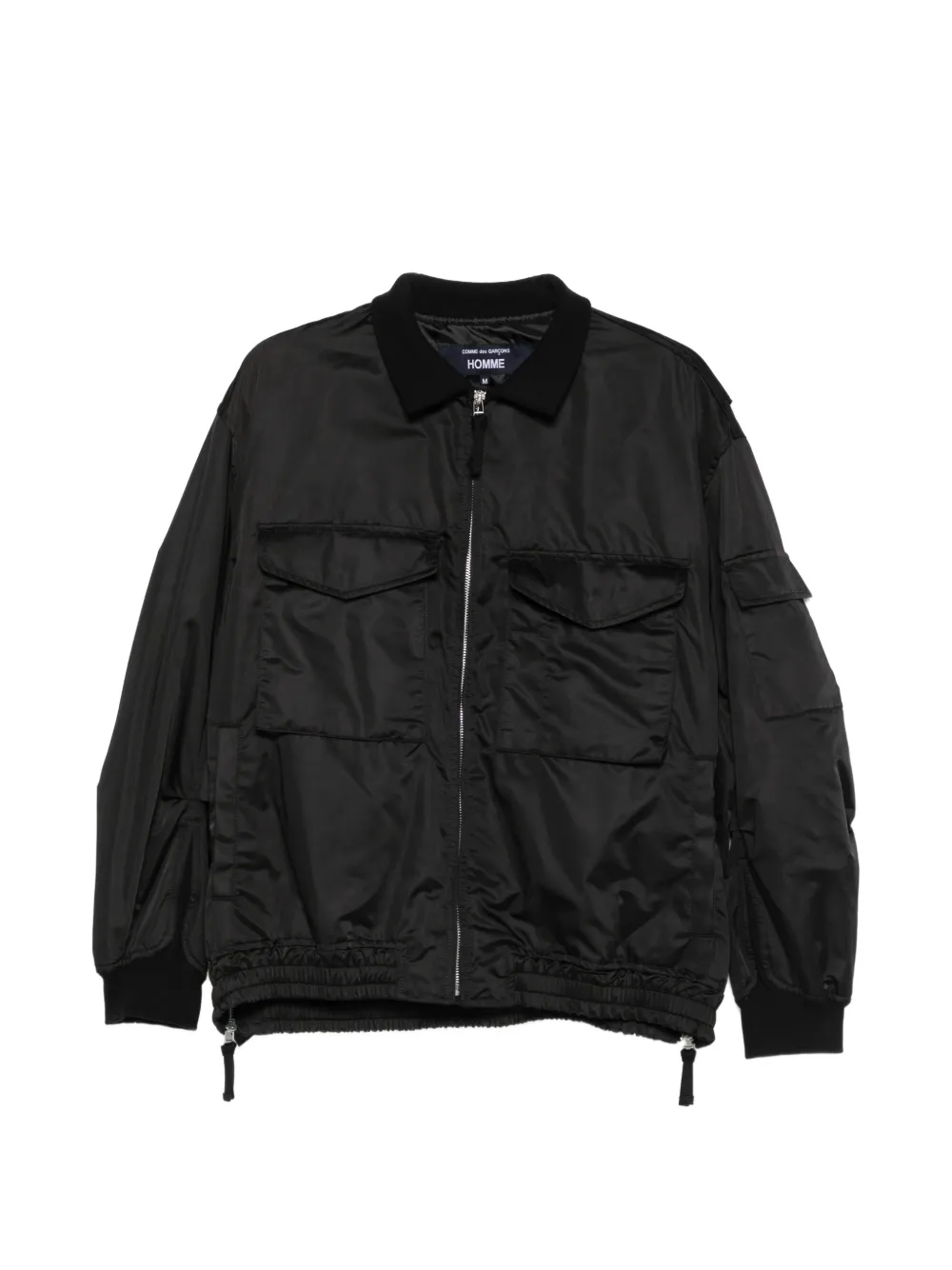 Comme des Garçons Homme chest-pocket bomber jacket - Nero
