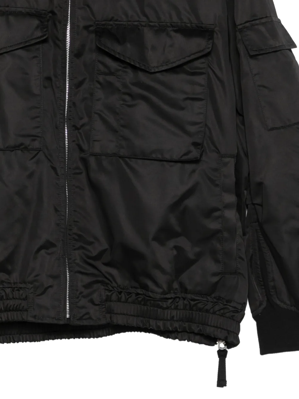  Comme Des Garçons Homme Chest-pocket Bomber Jacket - Black 