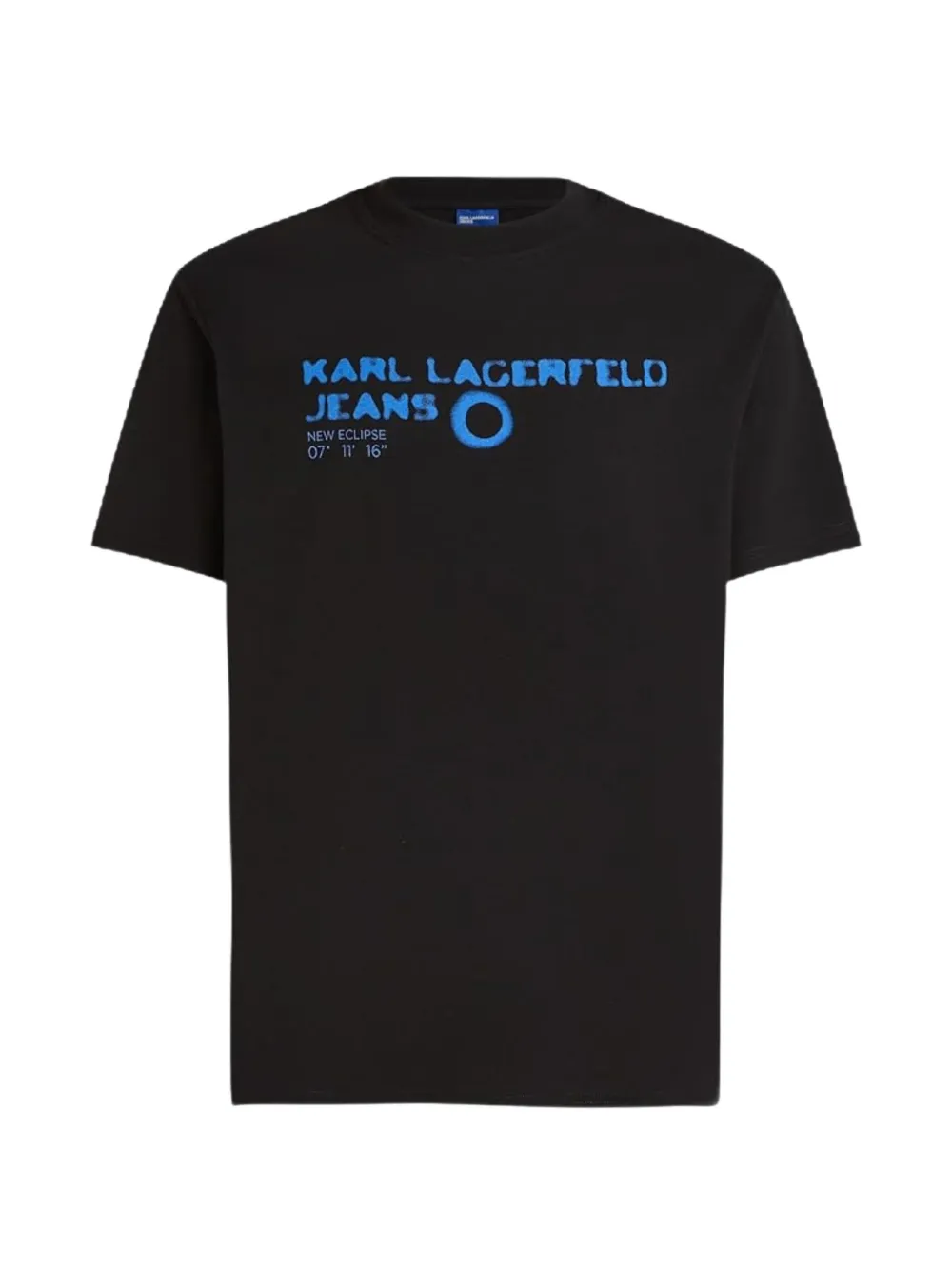 Karl Lagerfeld Jeans Eclipse T-Shirt mit Logo - Schwarz