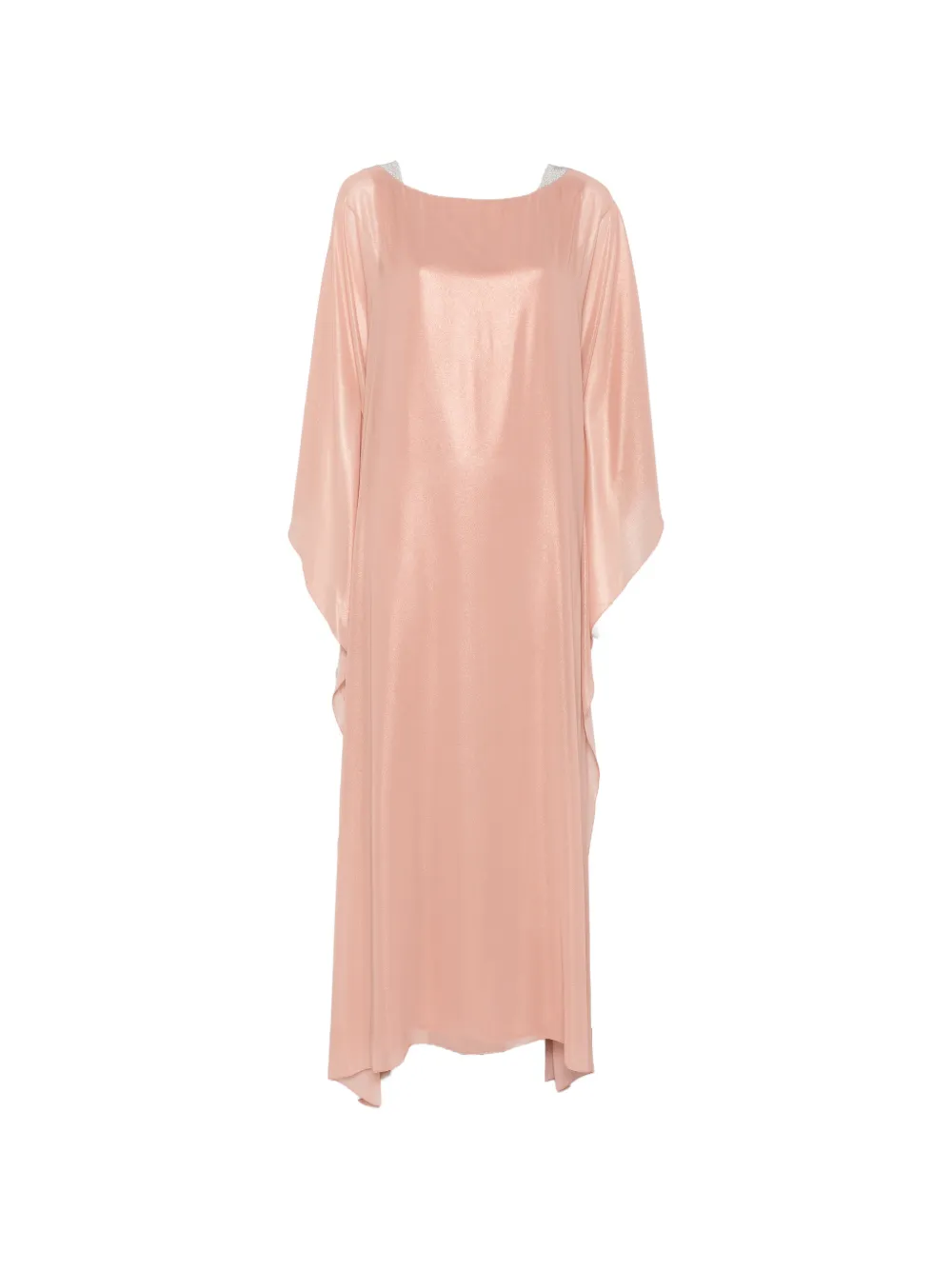 Beaded-Embellishment Midi Dress