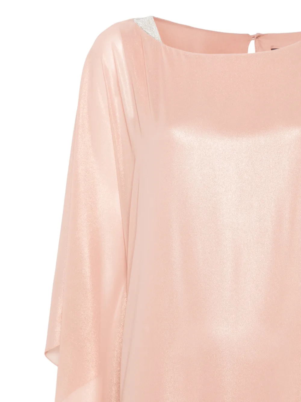 Beaded-Embellishment Midi Dress