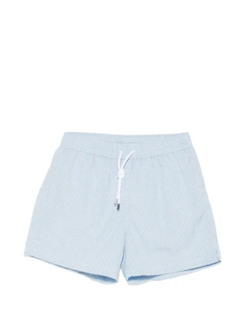 Fedeli Madeira Sakar-patterned swim shorts
