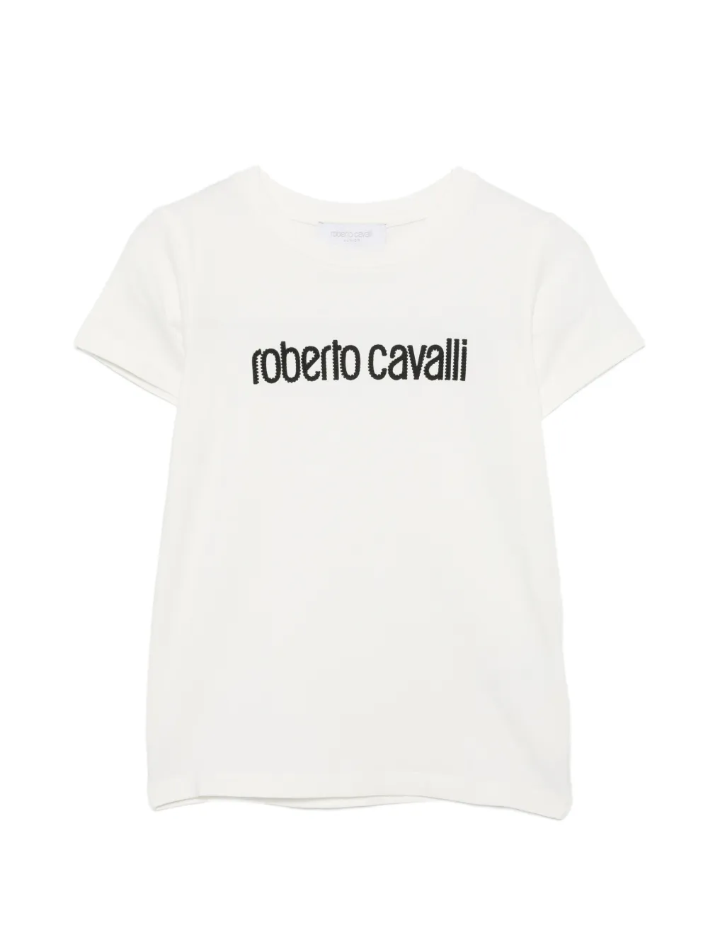 Roberto Cavalli Junior logo T-shirt - Bianco