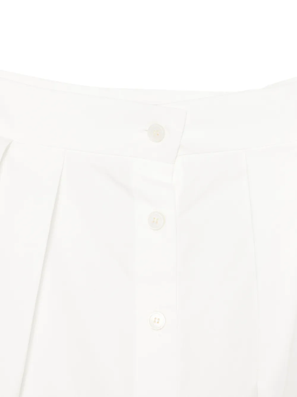 Elie Saab Broderie anglaise midi-rok Wit