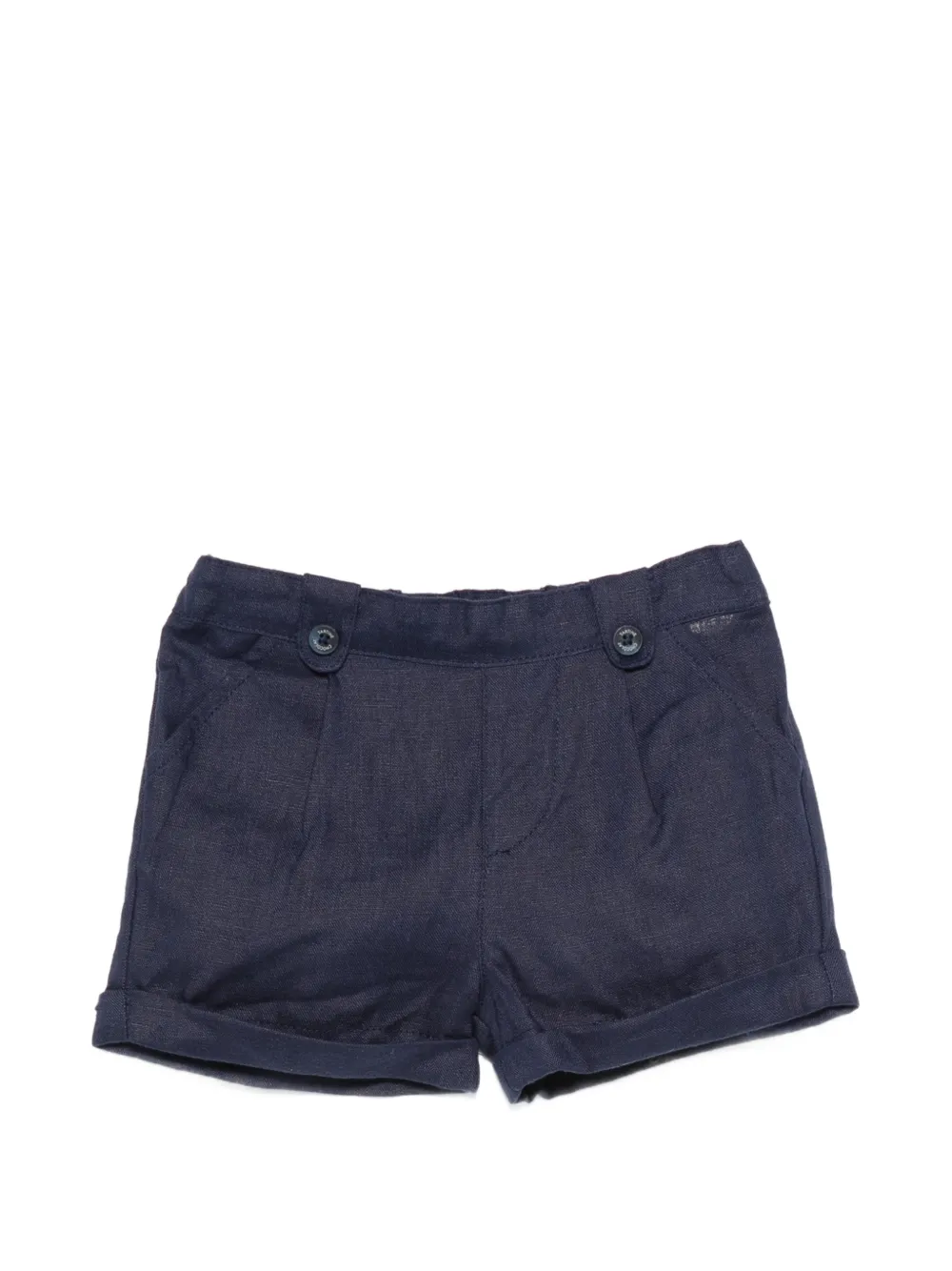 Tartine Et Chocolat linen shorts - Blu