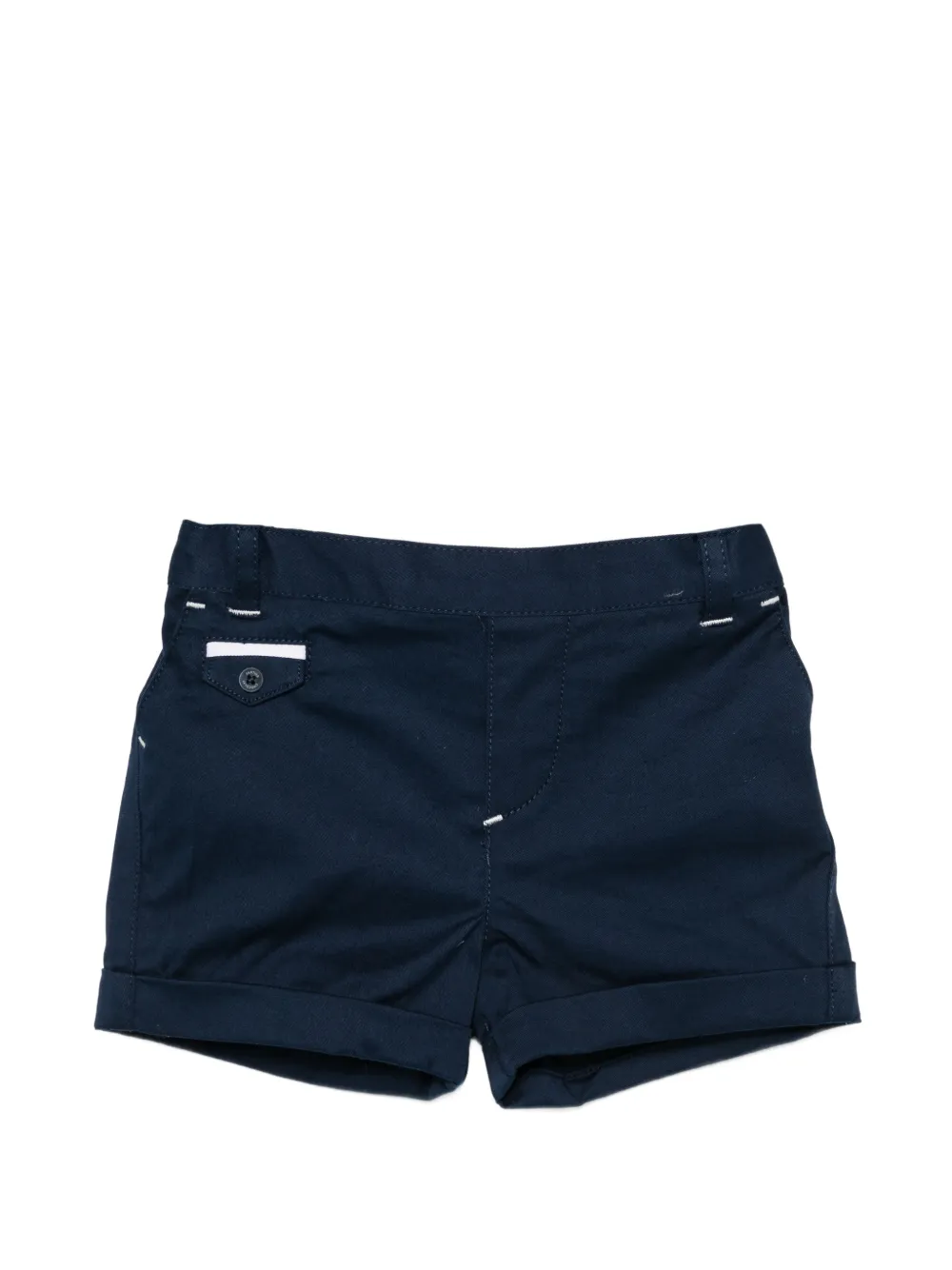 Tartine Et Chocolat turn-up hem shorts - Blu