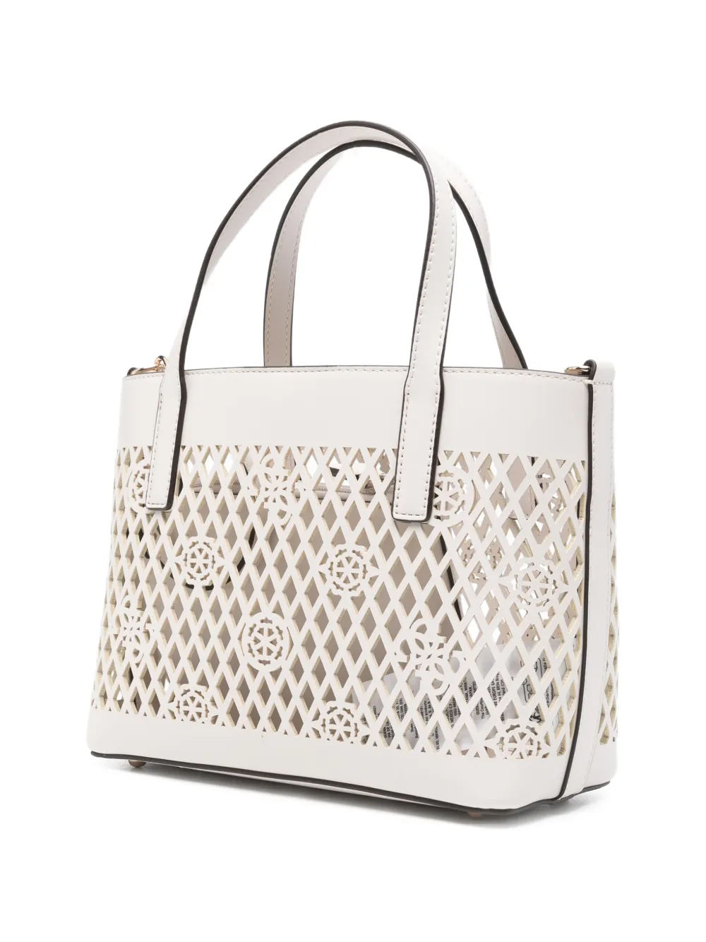 GUESS USA Letty mini-shopper met uitgesneden details Beige