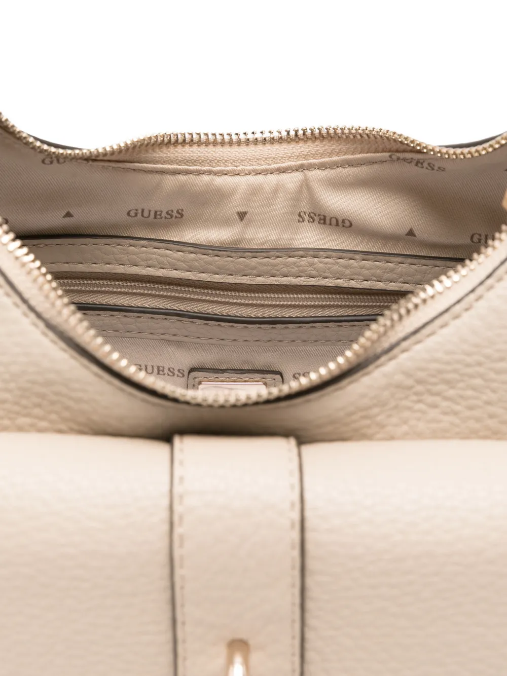 GUESS USA Jessa schoudertas met logo Beige
