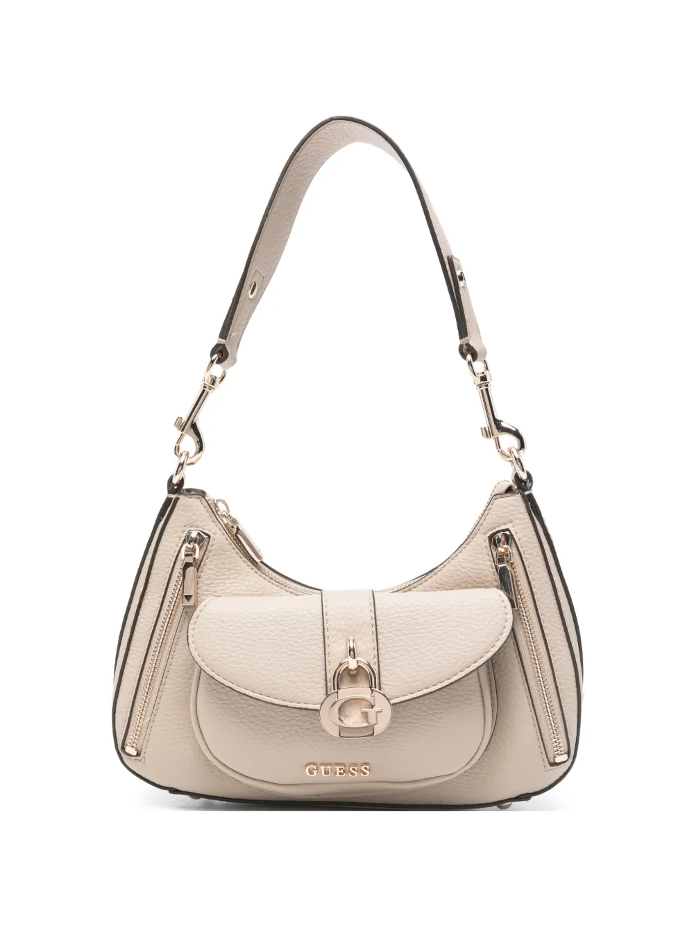 GUESS USA Jessa logo shoulder bag - Toni neutri