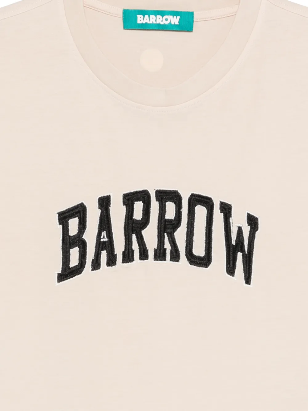 BARROW T-shirt met logo Beige