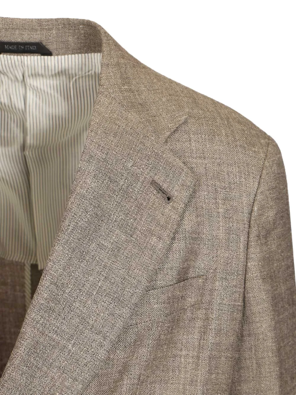 Giorgio Armani Blazer met dubbele rij knopen Beige