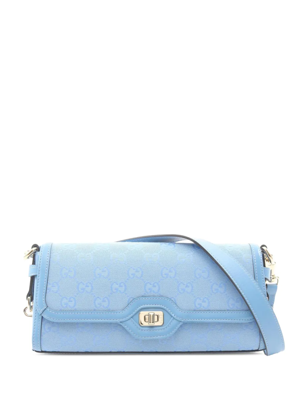 Gucci Pre-Owned 2016-2026 GG Canvas Small Luce crossbody bag - Blu