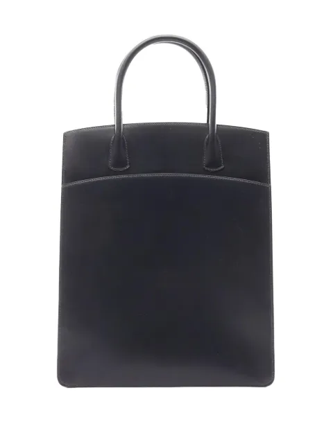 Hermès Pre-Owned 2003 Box Calf White Bus Up tote bag