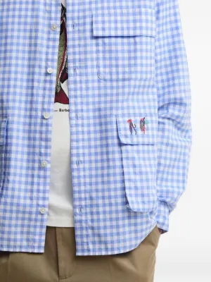 x Paul Smith gingham embroidered-detail shirt 7