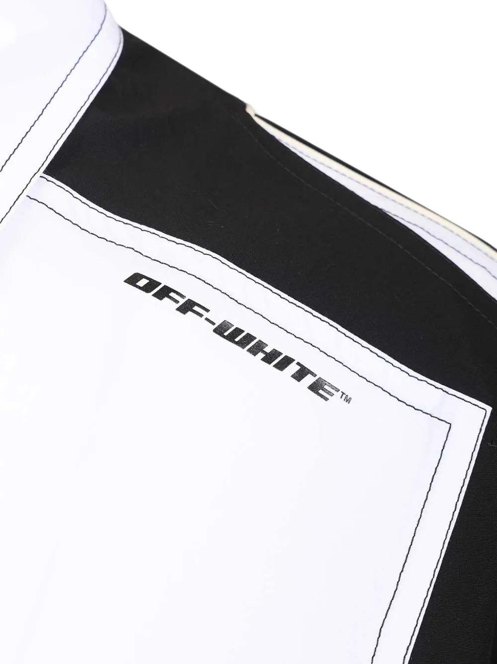 Off-White Overhemd met vlakken Wit