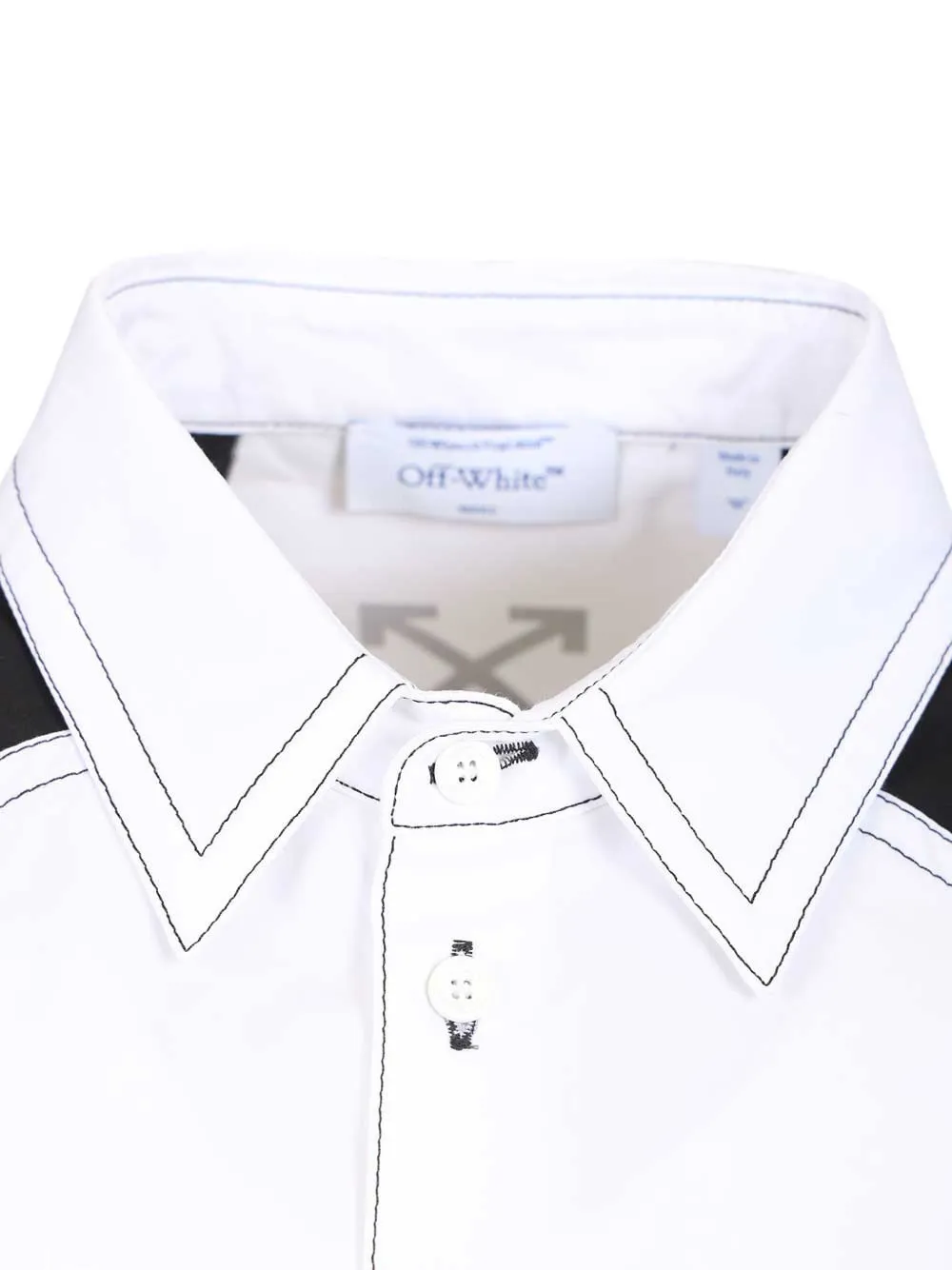 Off-White Overhemd met vlakken Wit