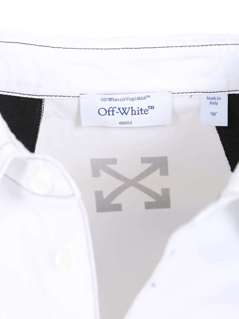 Off-White Overhemd met vlakken Wit