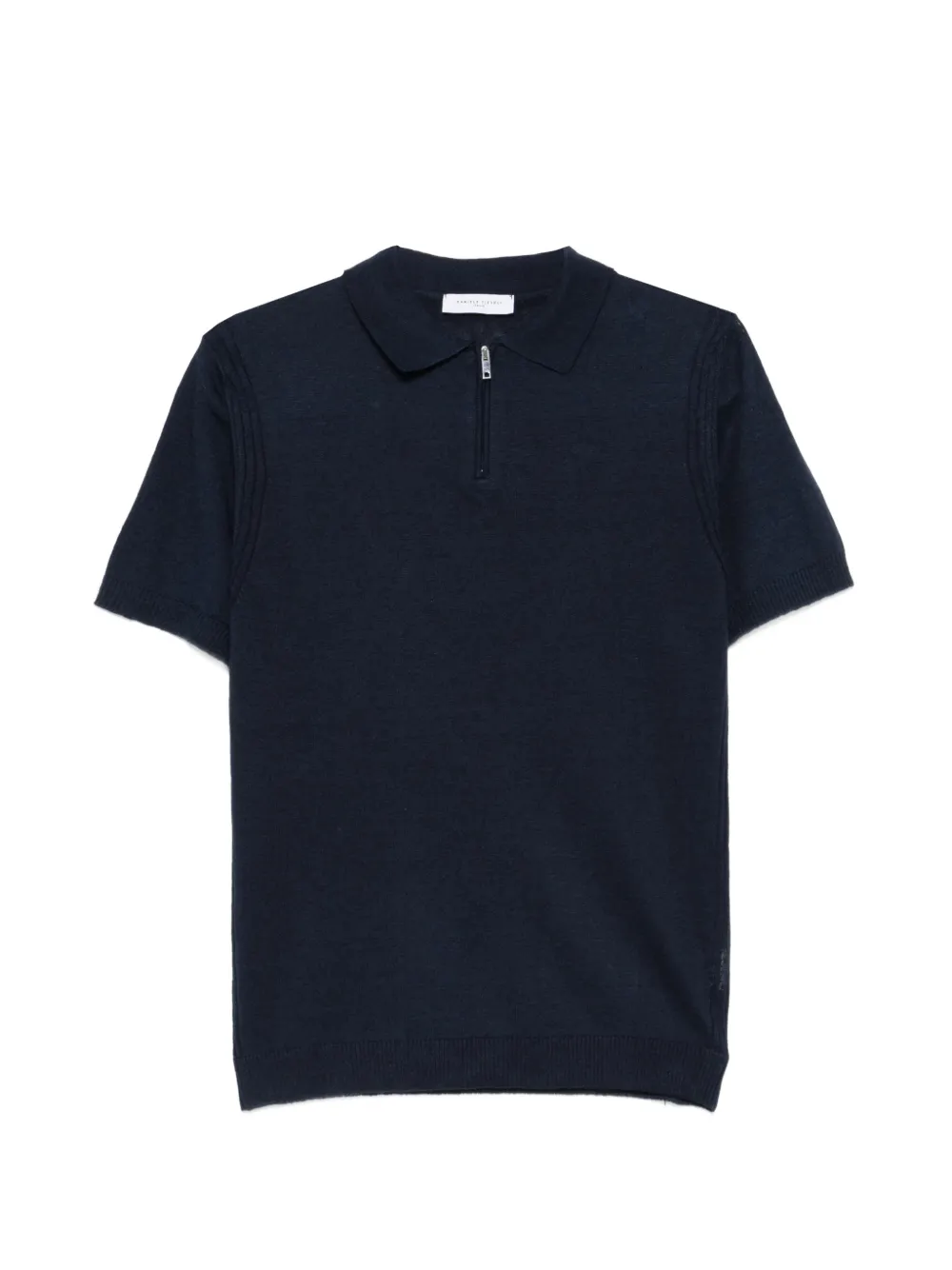 Daniele Fiesoli zip polo shirt - Blu